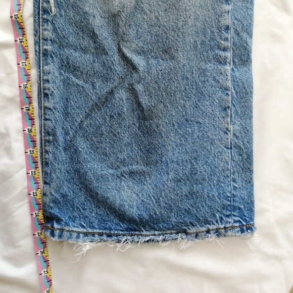 Free People We The Free Ranger Ripped Crop Wide Leg Jeans In Sky 30 - Picture 15 of 16